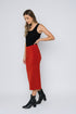 Erin-Luxe Fleece Midi Skirt